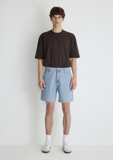  Mavi Rotterdam Mv91 Street Açık Mavi Jean Şort 0410185-82794