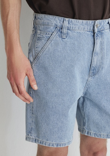  Mavi Rotterdam Mv91 Street Açık Mavi Jean Şort 0410185-82794