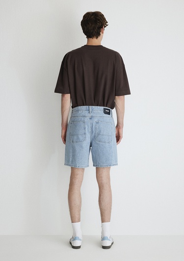  Mavi Rotterdam Mv91 Street Açık Mavi Jean Şort 0410185-82794