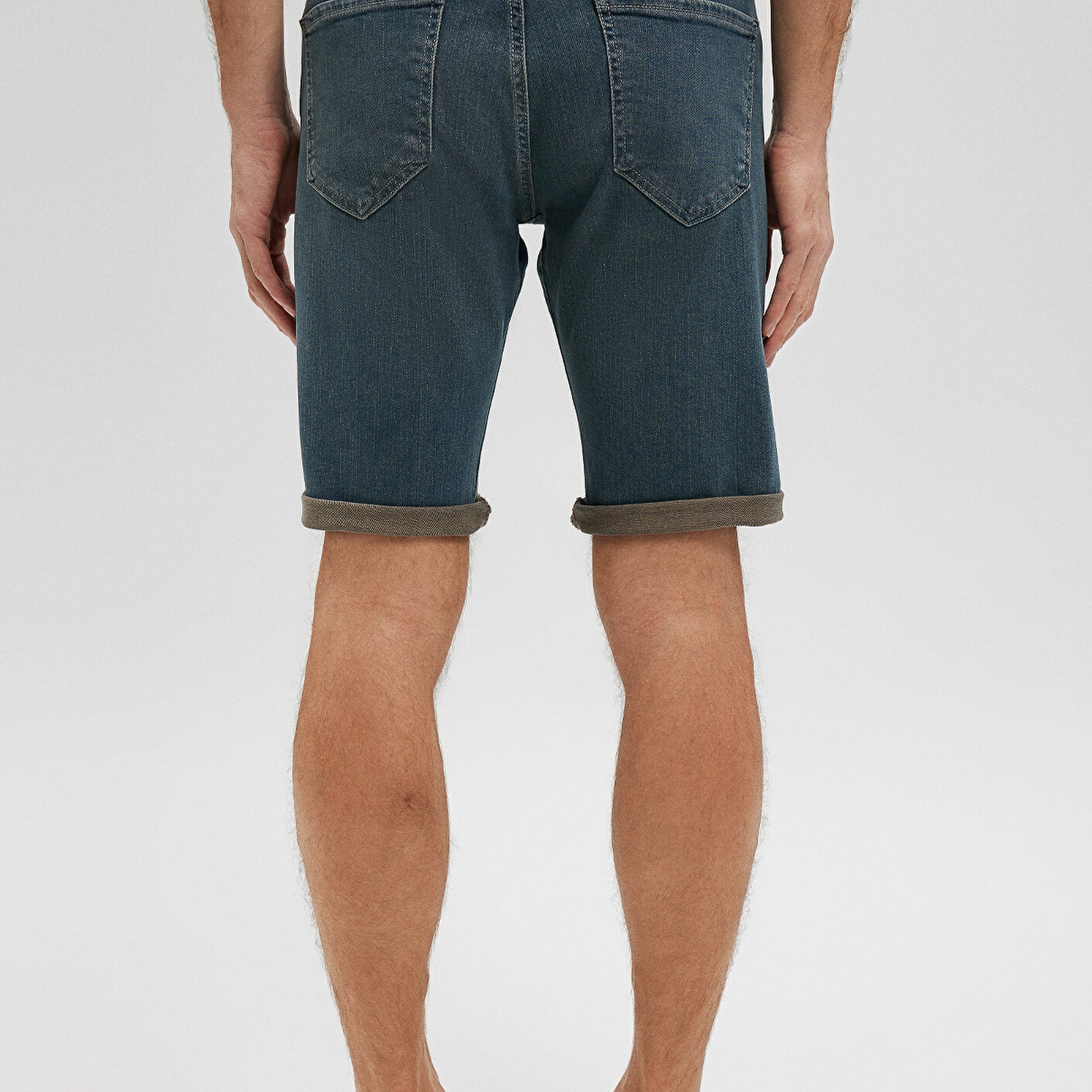 Mavi Tim Mavi Black Puslu Mavi Jean Şort 0428487151