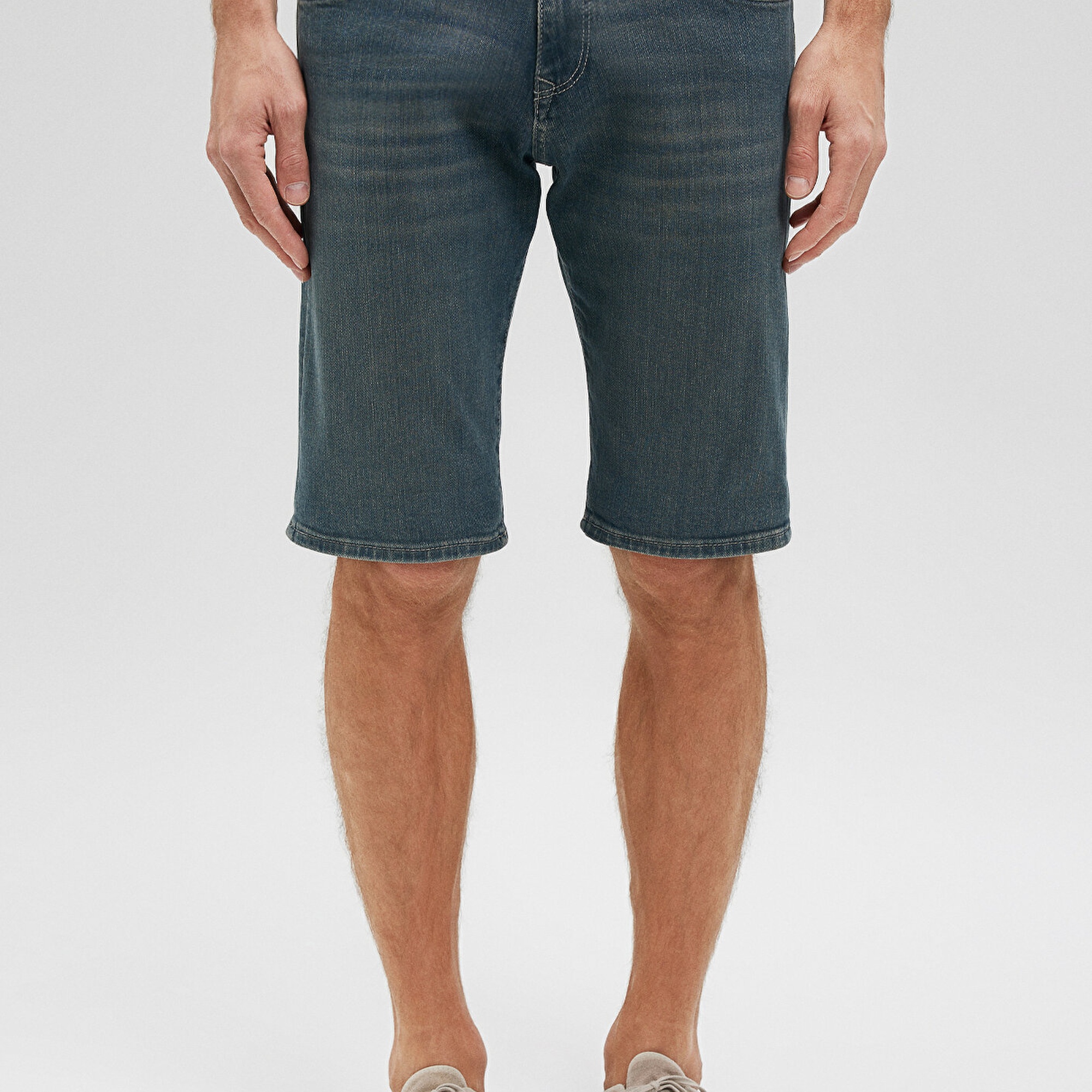 Mavi Tim Mavi Black Puslu Mavi Jean Şort 0428487151