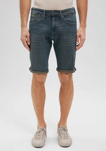  Mavi Tim Mavi Black Puslu Mavi Jean Şort 0428487151