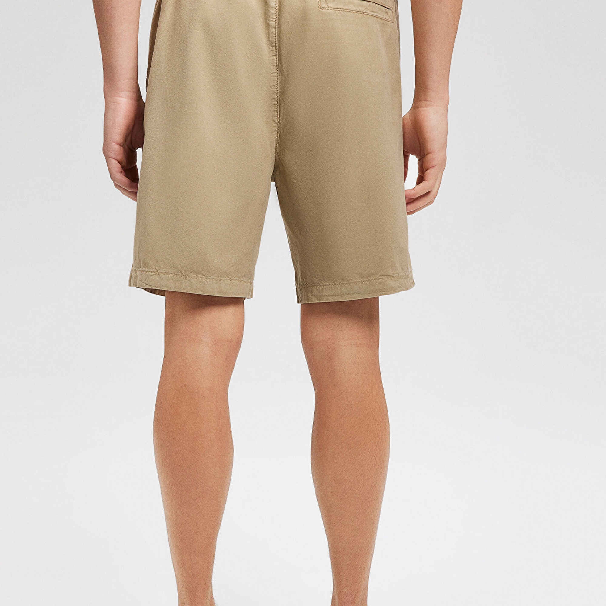 Mavi TENCEL TM Lyocell Kahverengi Şort 0410010-70203