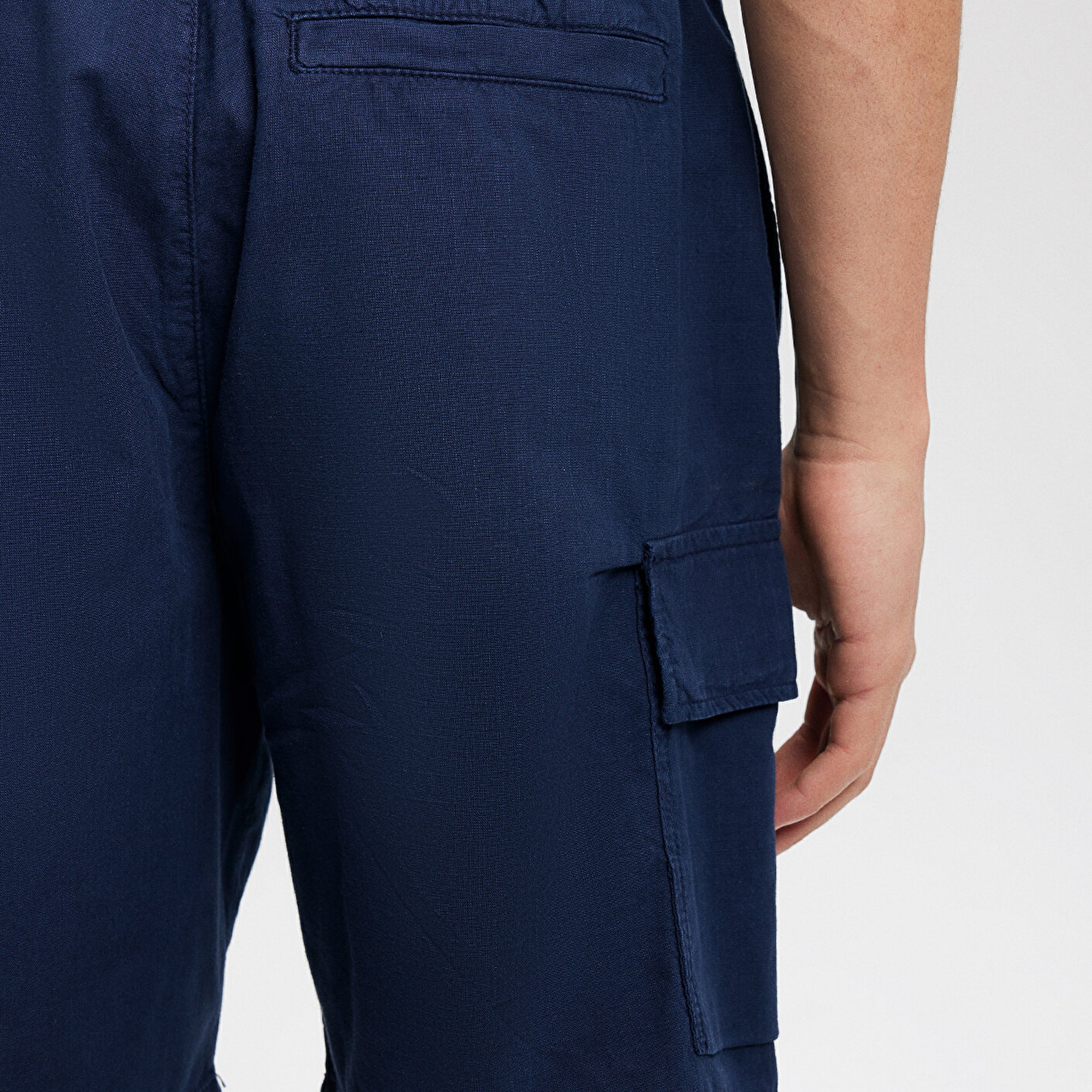 Mavi Lacivert Kargo Şort 0410196-70497