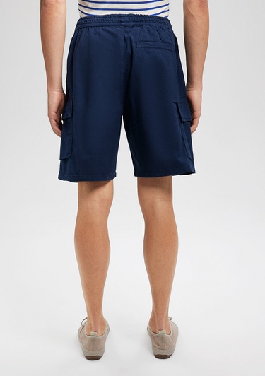 Mavi Lacivert Kargo Şort 0410196-70497