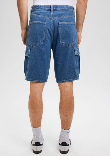  Mavi Hamburg MV91 Street İndigo Mavisi Jean Şort 0410681-87150