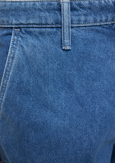  Mavi Hamburg MV91 Street İndigo Mavisi Jean Şort 0410681-87150