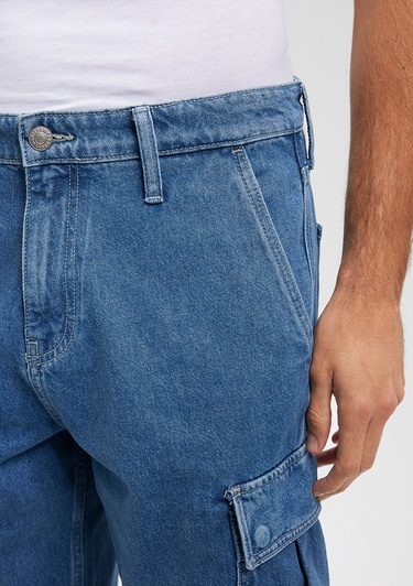  Mavi Hamburg MV91 Street İndigo Mavisi Jean Şort 0410681-87150