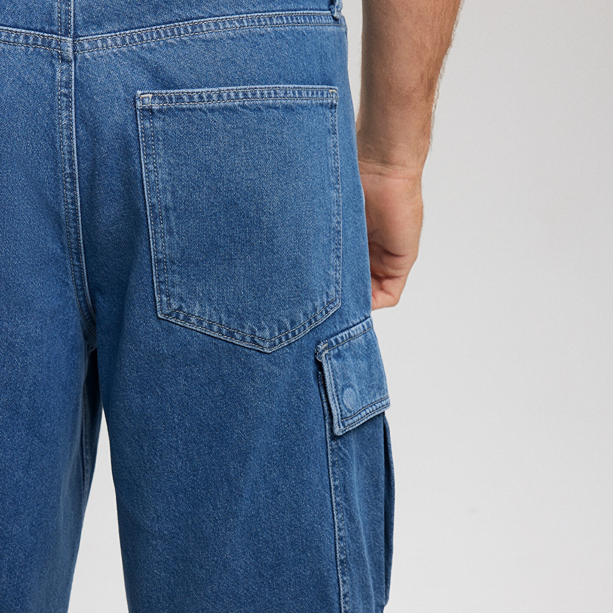 Mavi Hamburg MV91 Street İndigo Mavisi Jean Şort 0410681-87150