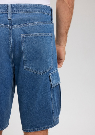  Mavi Hamburg MV91 Street İndigo Mavisi Jean Şort 0410681-87150