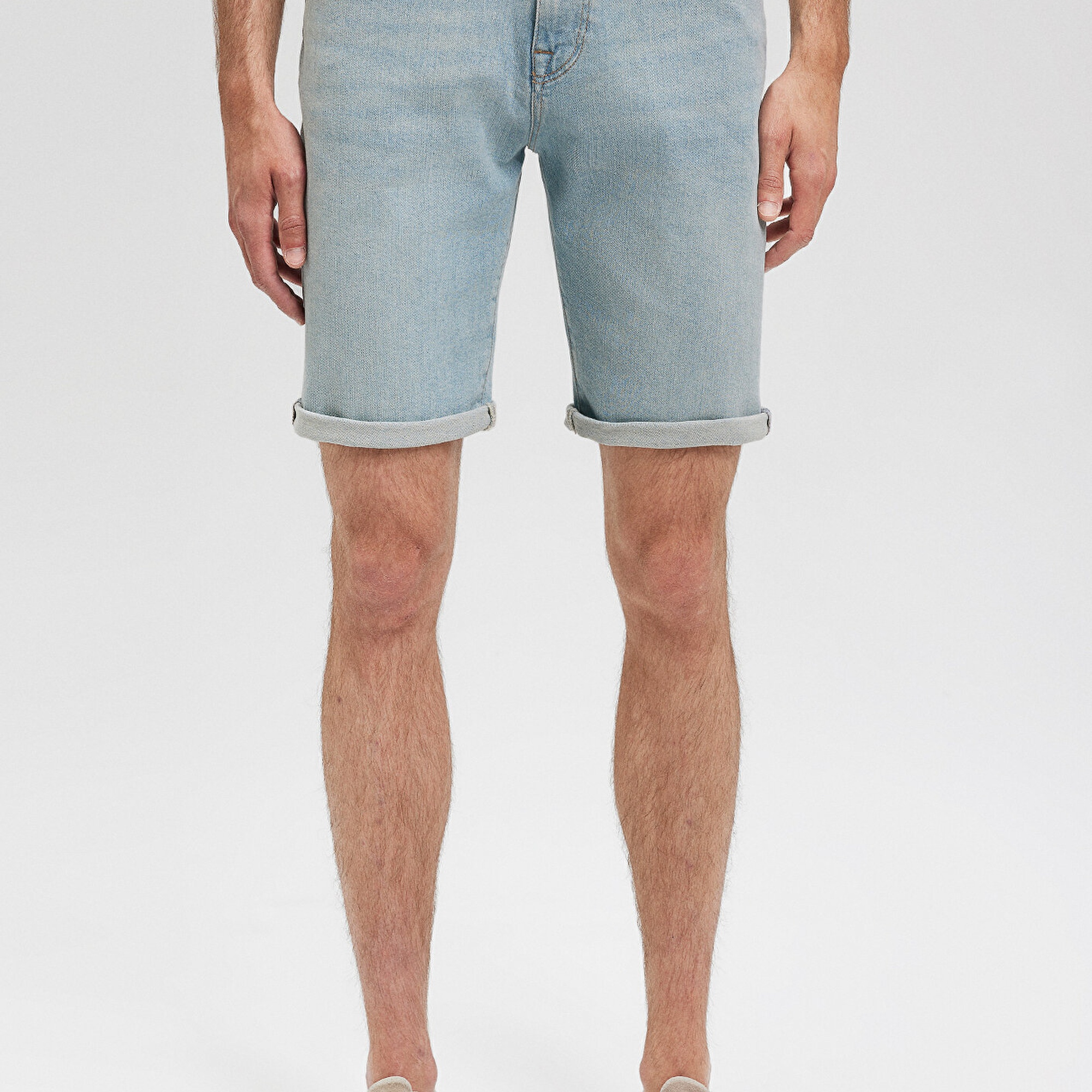 Mavi Brian Steet Puslu Açık Mavi Jean Şort 0418487144