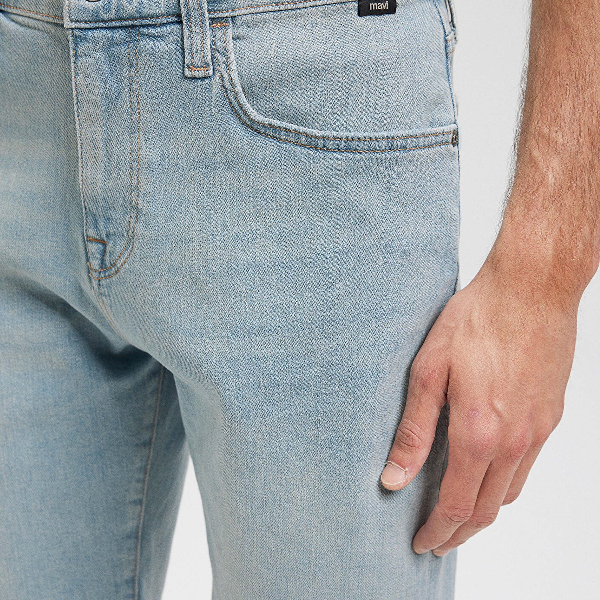 Mavi Brian Steet Puslu Açık Mavi Jean Şort 0418487144