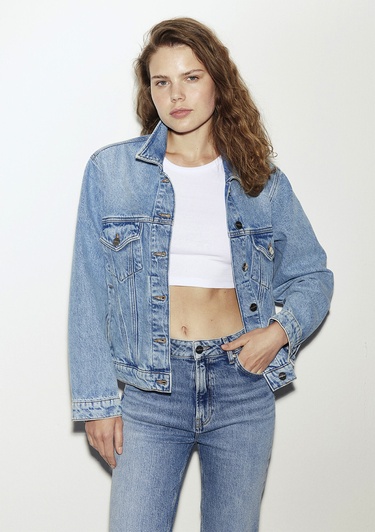  Mavi Ruby Icon Açık Mavi Jean Ceket 1110505-87809
