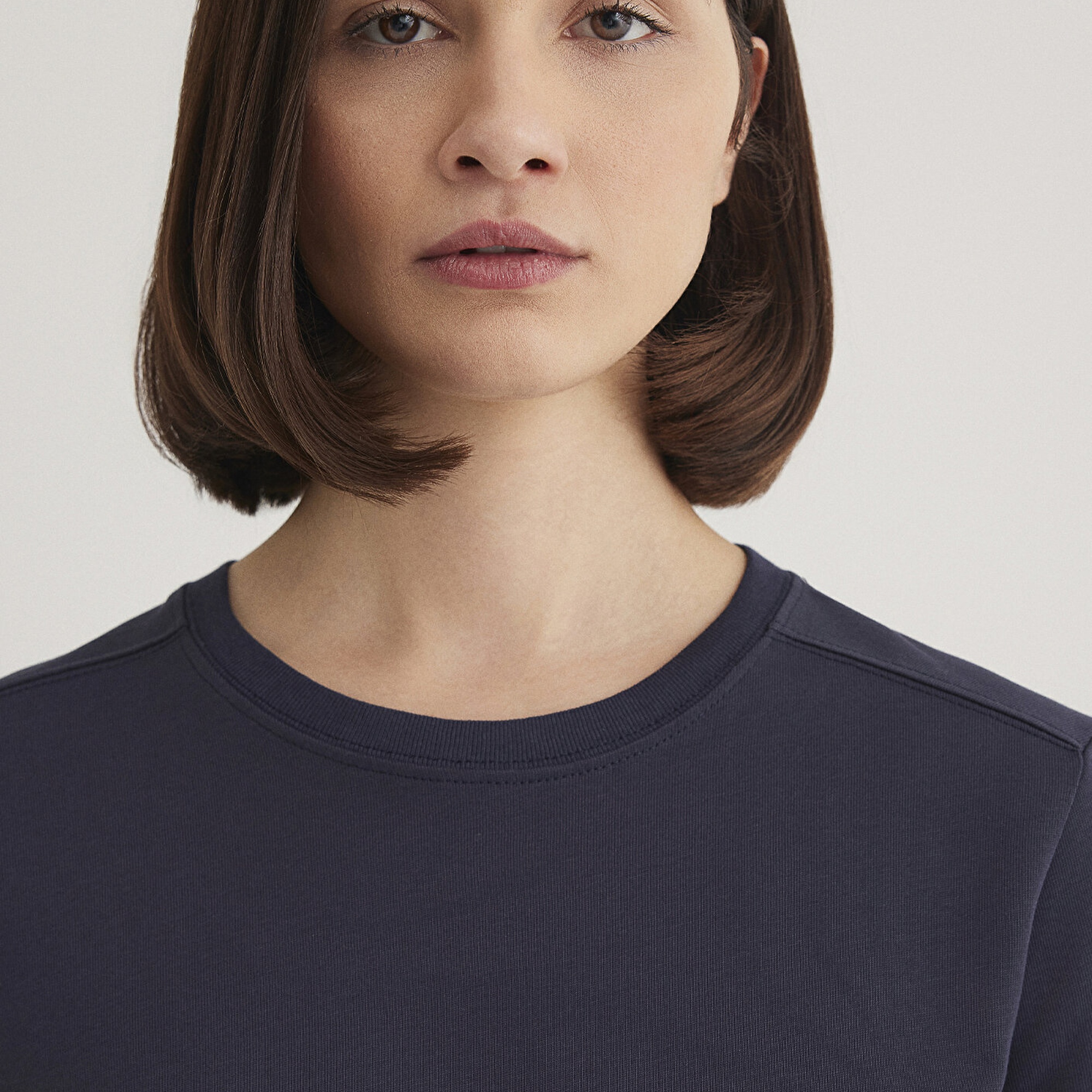 Mavi Bisiklet Yaka Lacivert Basic Tişört Regular Fit / Normal Kesim 1612699-85315