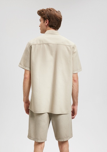  Mavi Kahverengi Gömlek Regular Fit / Normal Kesim 0210839-70322