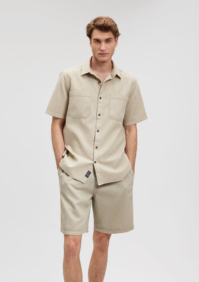  Mavi Kahverengi Gömlek Regular Fit / Normal Kesim 0210839-70322