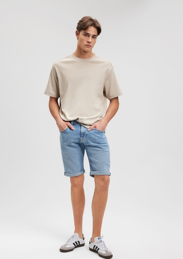  Mavi Tim Street İndigo Mavisi Jean Şort 0428487139