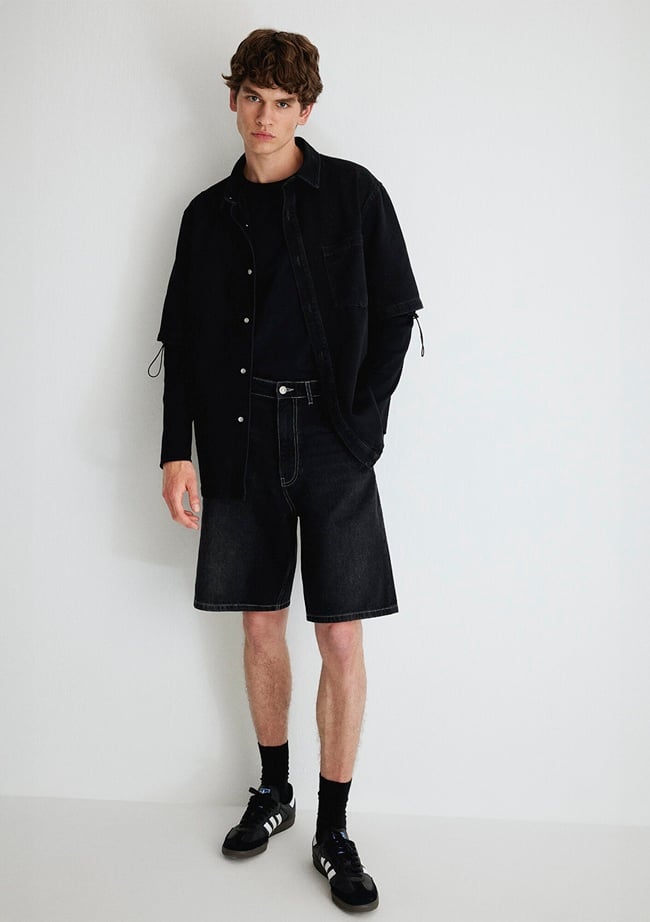  Mavi Bonn MV91 Street Duman Gri Jean Şort 0410719-87172