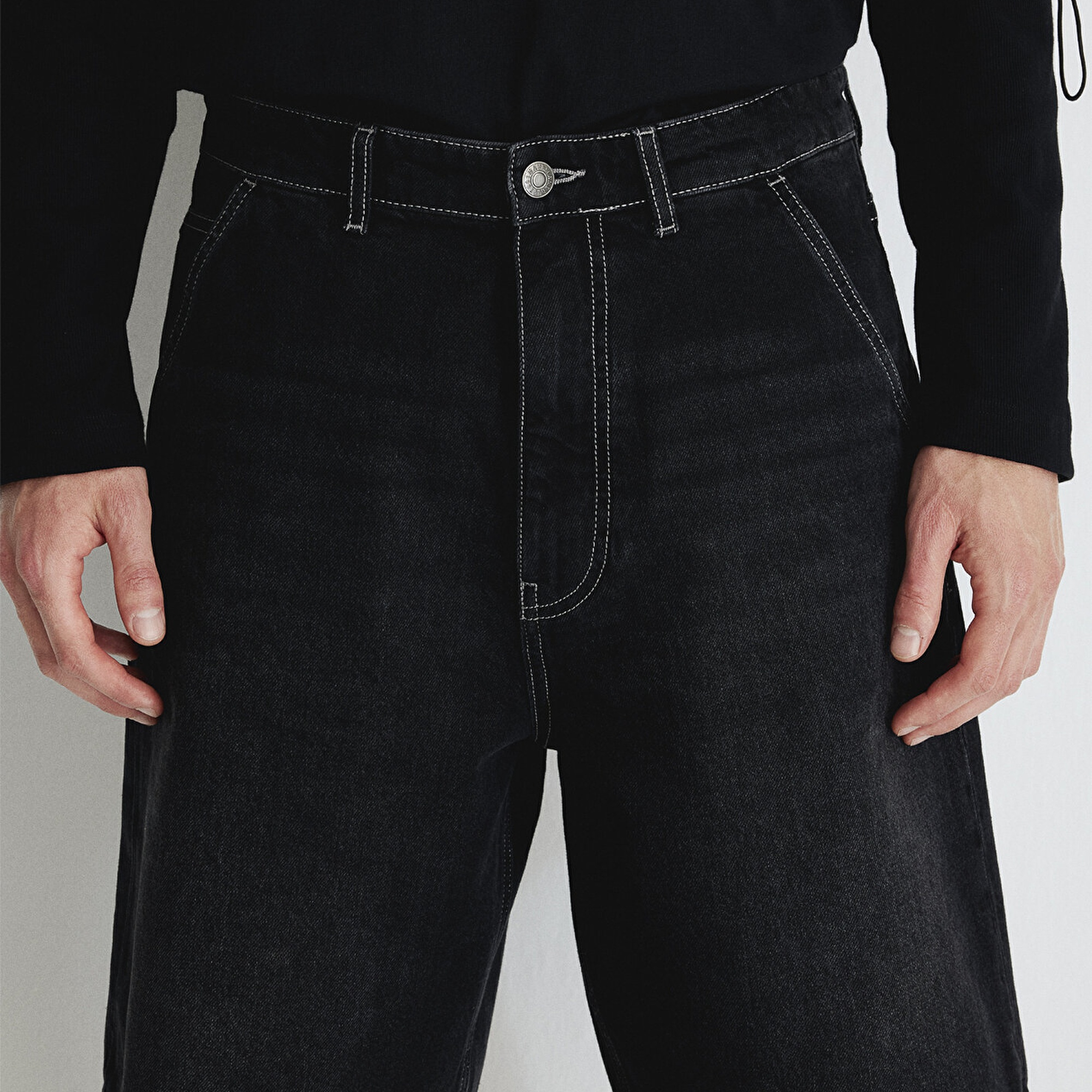 Mavi Bonn MV91 Street Duman Gri Jean Şort 0410719-87172