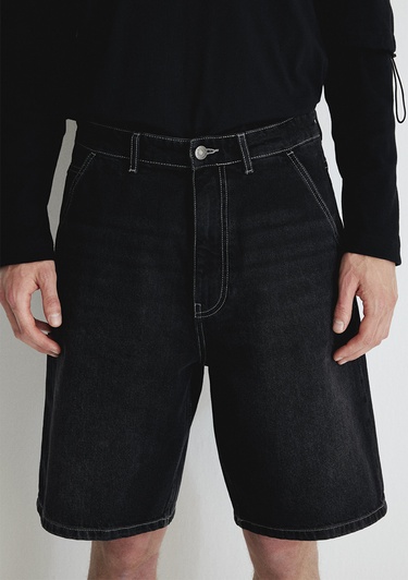  Mavi Bonn MV91 Street Duman Gri Jean Şort 0410719-87172