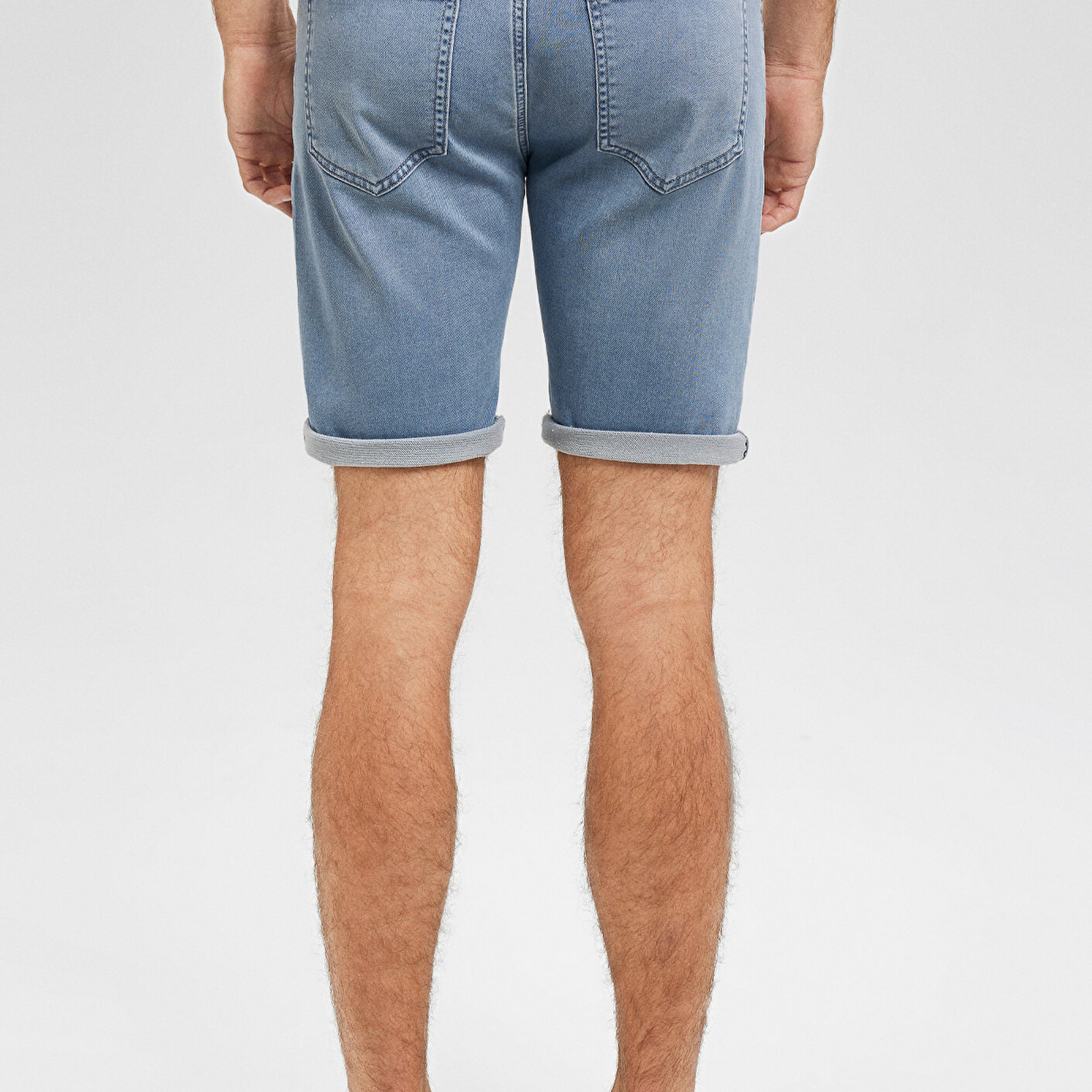 Mavi Brian Sporty Puslu Açık Mavi Jean Şort 0418487659