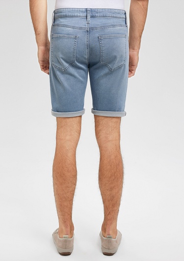  Mavi Brian Sporty Puslu Açık Mavi Jean Şort 0418487659