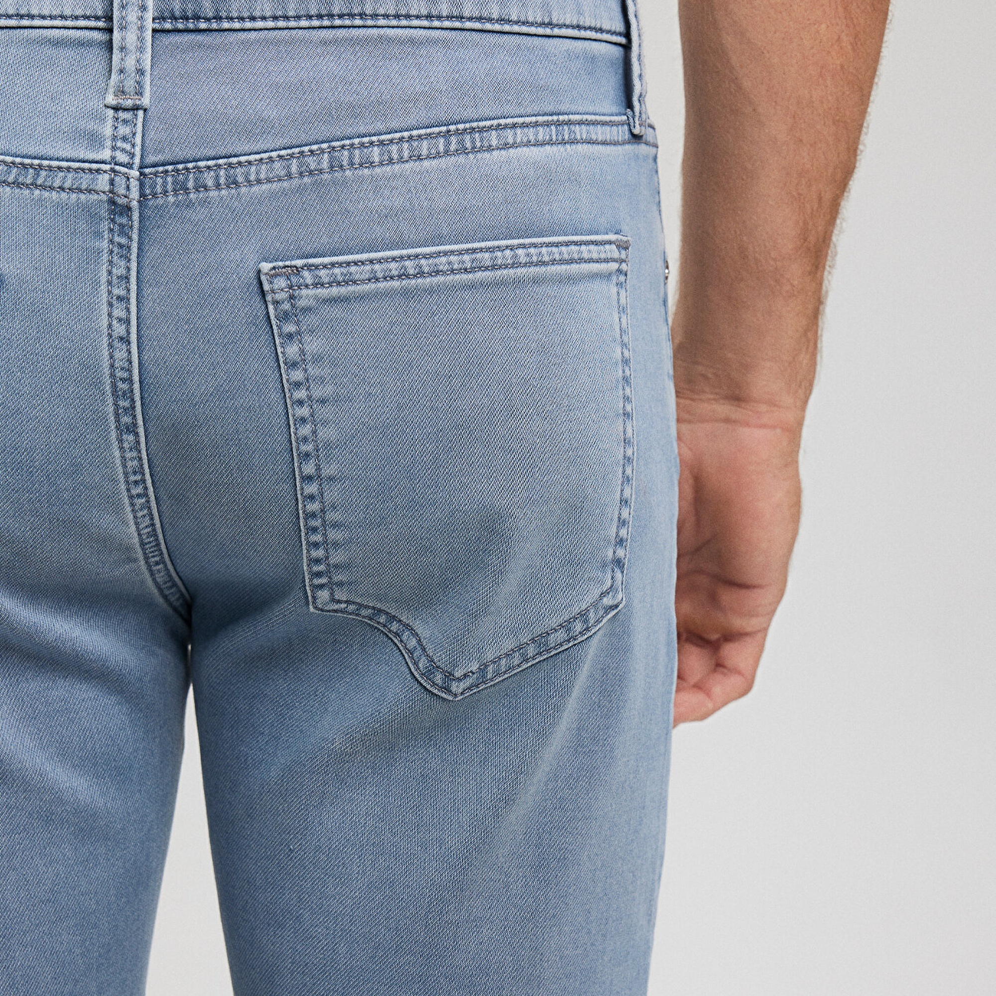 Mavi Brian Sporty Puslu Açık Mavi Jean Şort 0418487659