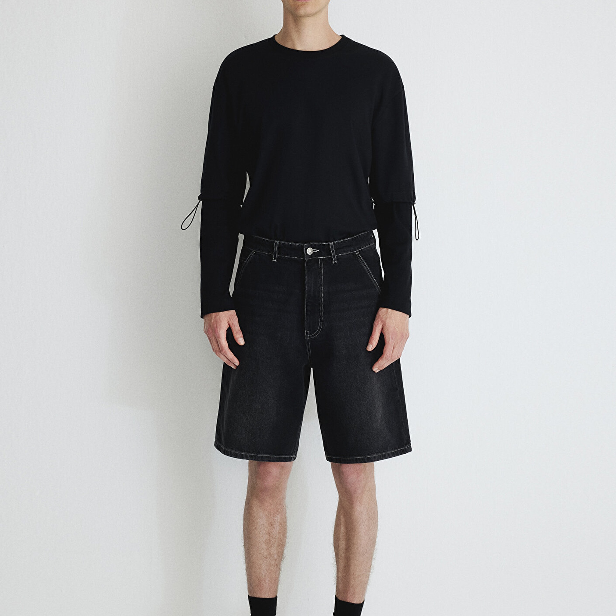 Mavi Bonn MV91 Street Duman Gri Jean Şort 0410719-87172