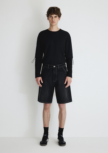  Mavi Bonn MV91 Street Duman Gri Jean Şort 0410719-87172