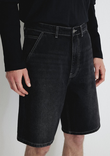  Mavi Bonn MV91 Street Duman Gri Jean Şort 0410719-87172