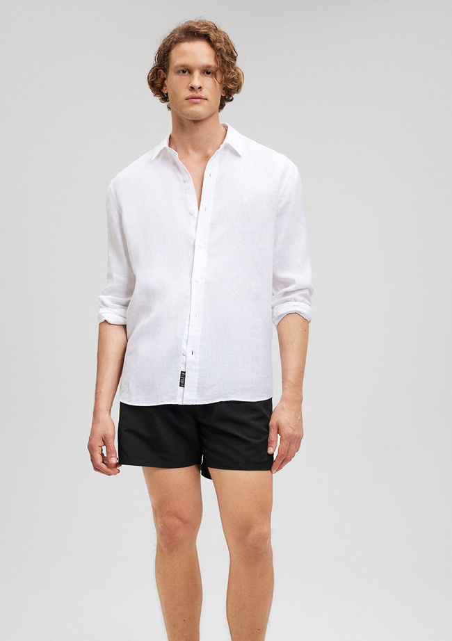  Mavi Siyah Deniz Şortu 0911510-900