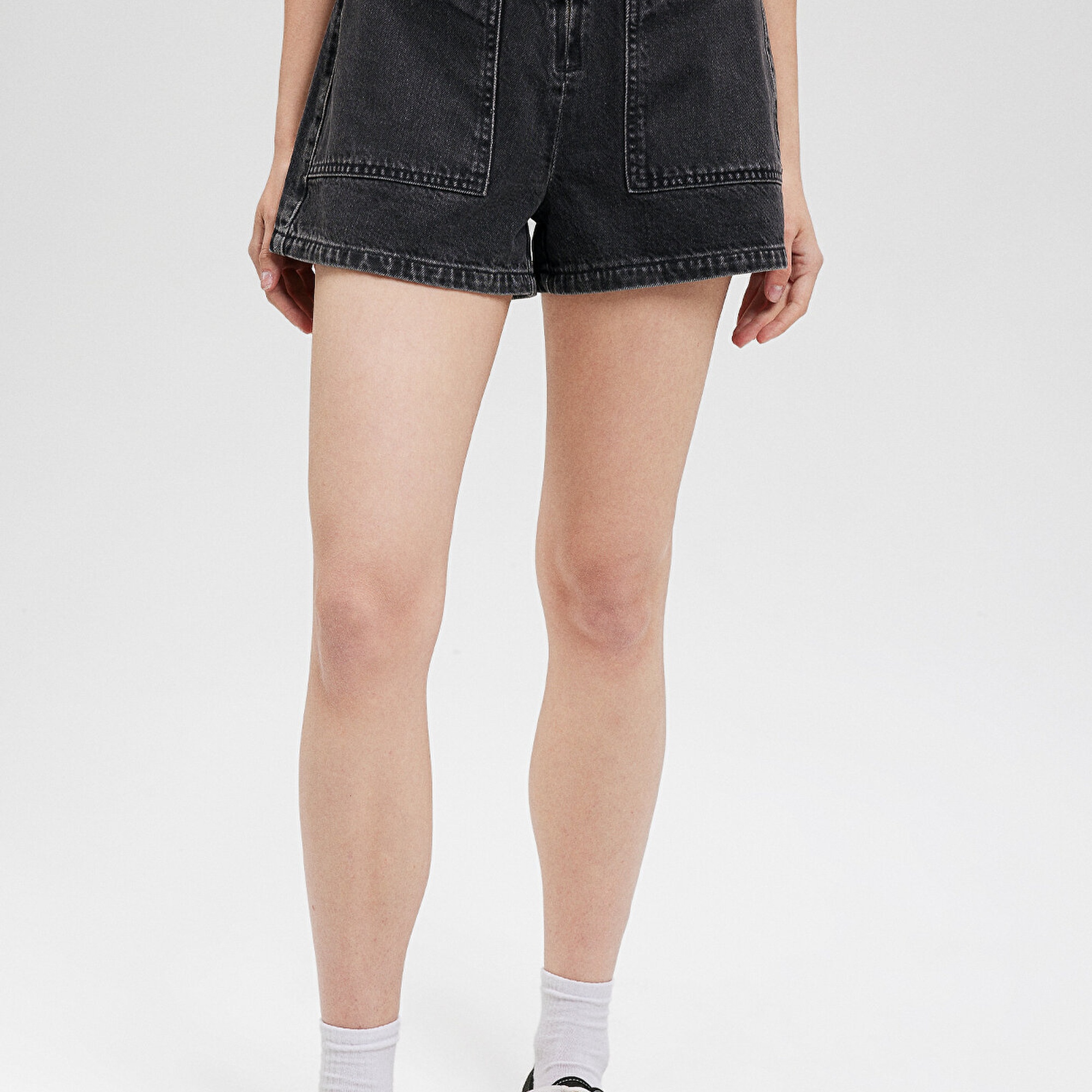 Mavi Bonita Antrasit Jean Şort 1410146-87823