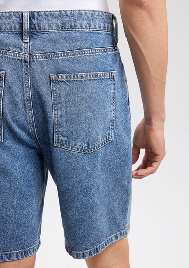  Mavi Houston Street Koyu İndigo Jean Şort 0410672-87660