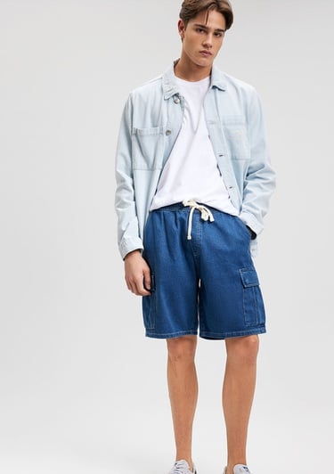  Mavi Bremen MV91 Street Koyu İndigo Jean Şort 0410680-87149