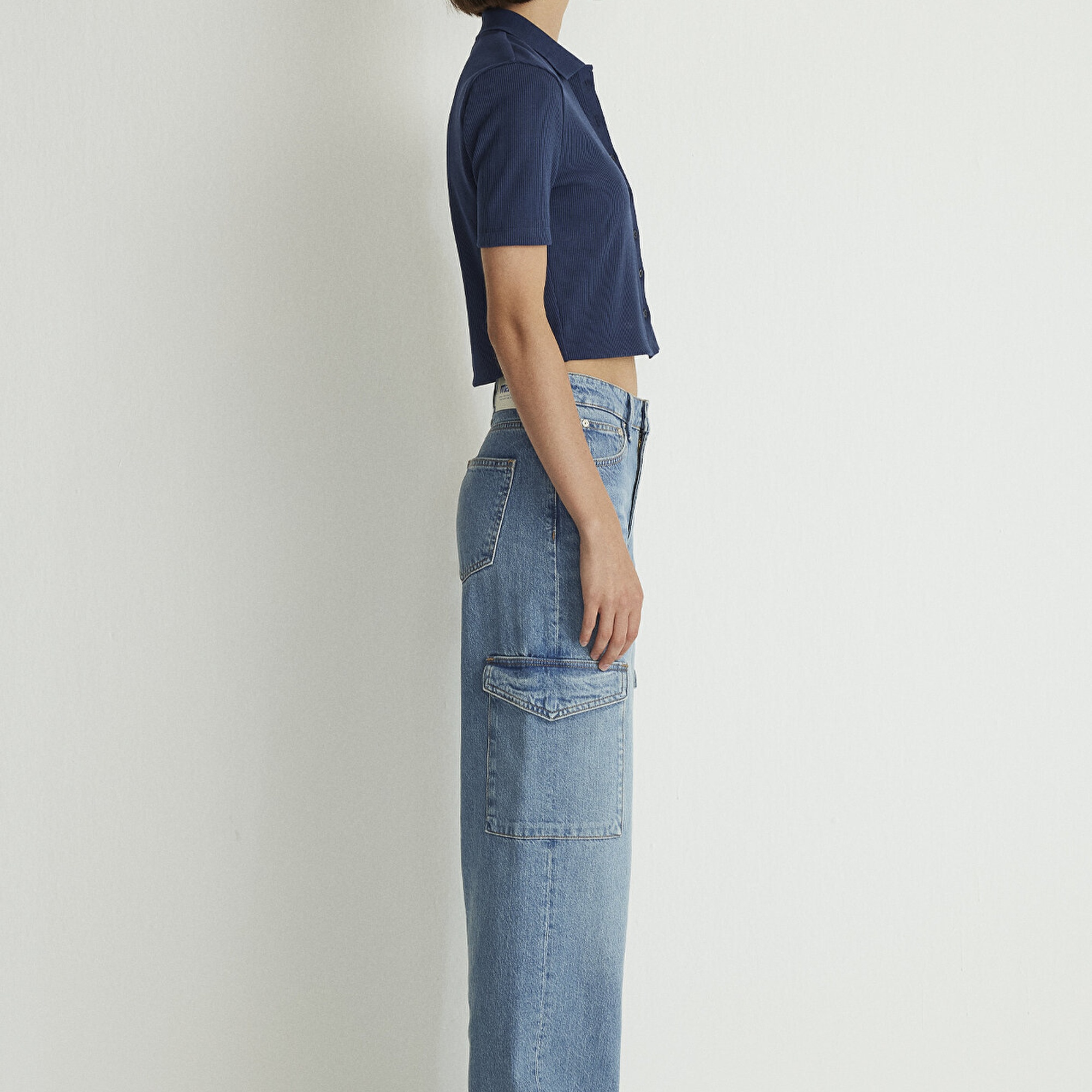 Mavi Carina Street Puslu Açık Mavi Jean Pantolon 1010764-87752