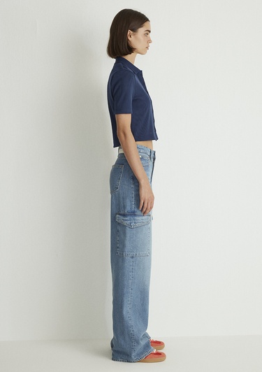  Mavi Carina Street Puslu Açık Mavi Jean Pantolon 1010764-87752