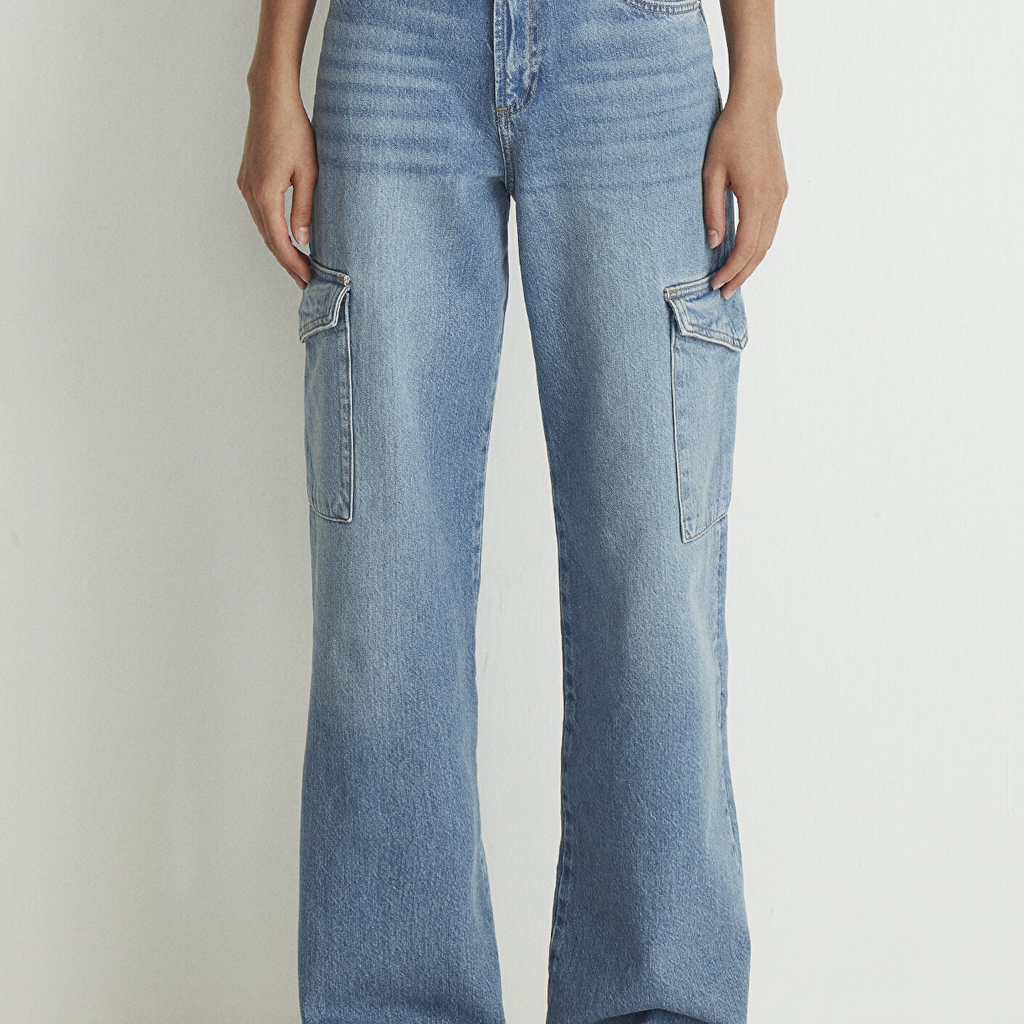 Mavi Carina Street Puslu Açık Mavi Jean Pantolon 1010764-87752