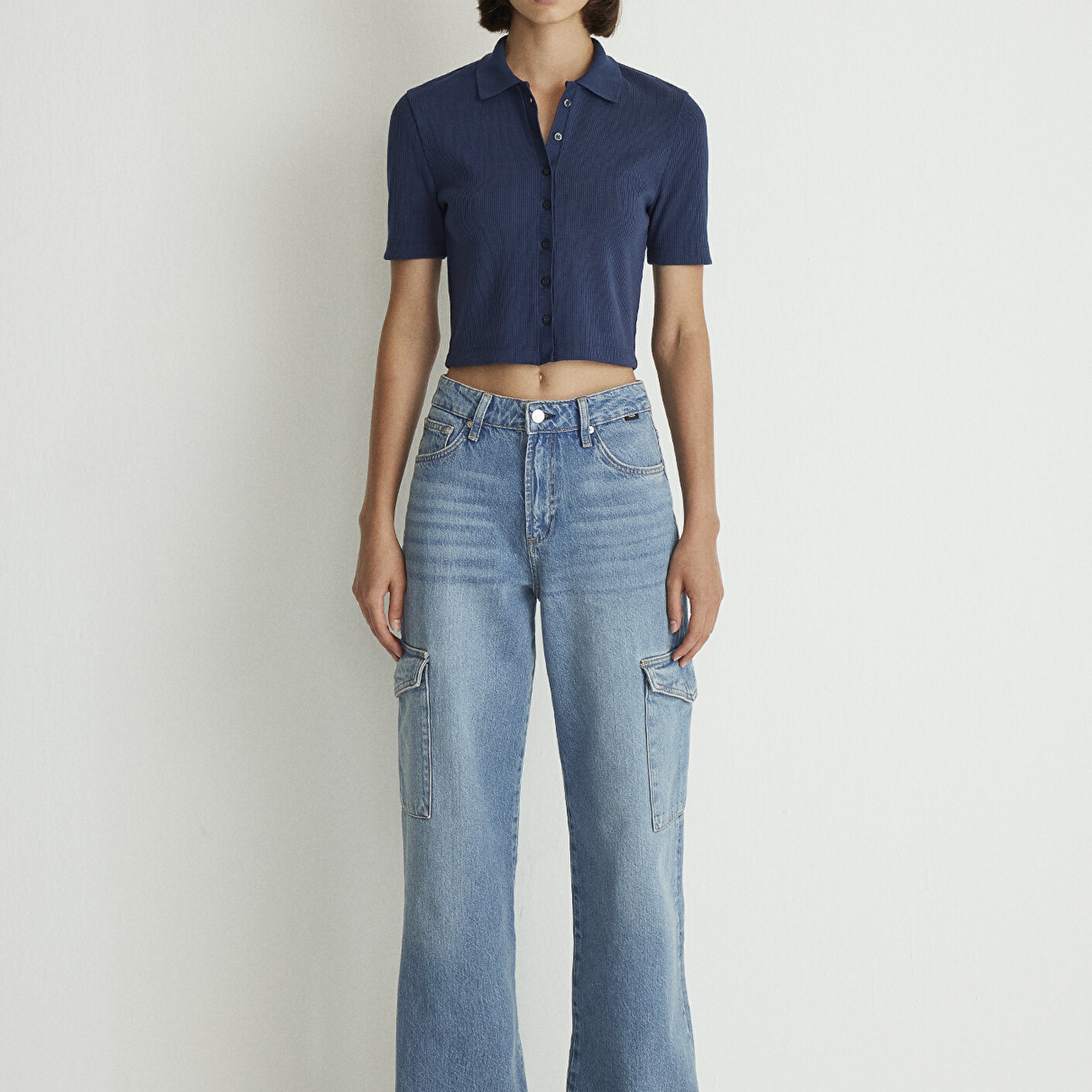 Mavi Carina Street Puslu Açık Mavi Jean Pantolon 1010764-87752