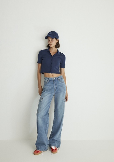  Mavi Carina Street Puslu Açık Mavi Jean Pantolon 1010764-87752