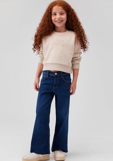  Mavi Lori 90lar Koyu Mavi Jean Pantolon 7010036-88225