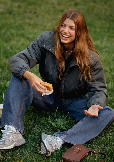  Mavi Yeşil Şişme Mont 1110269-71598