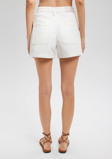  Mavi Nova Akdeniz Beyaz Jean Şort 1410120-87092