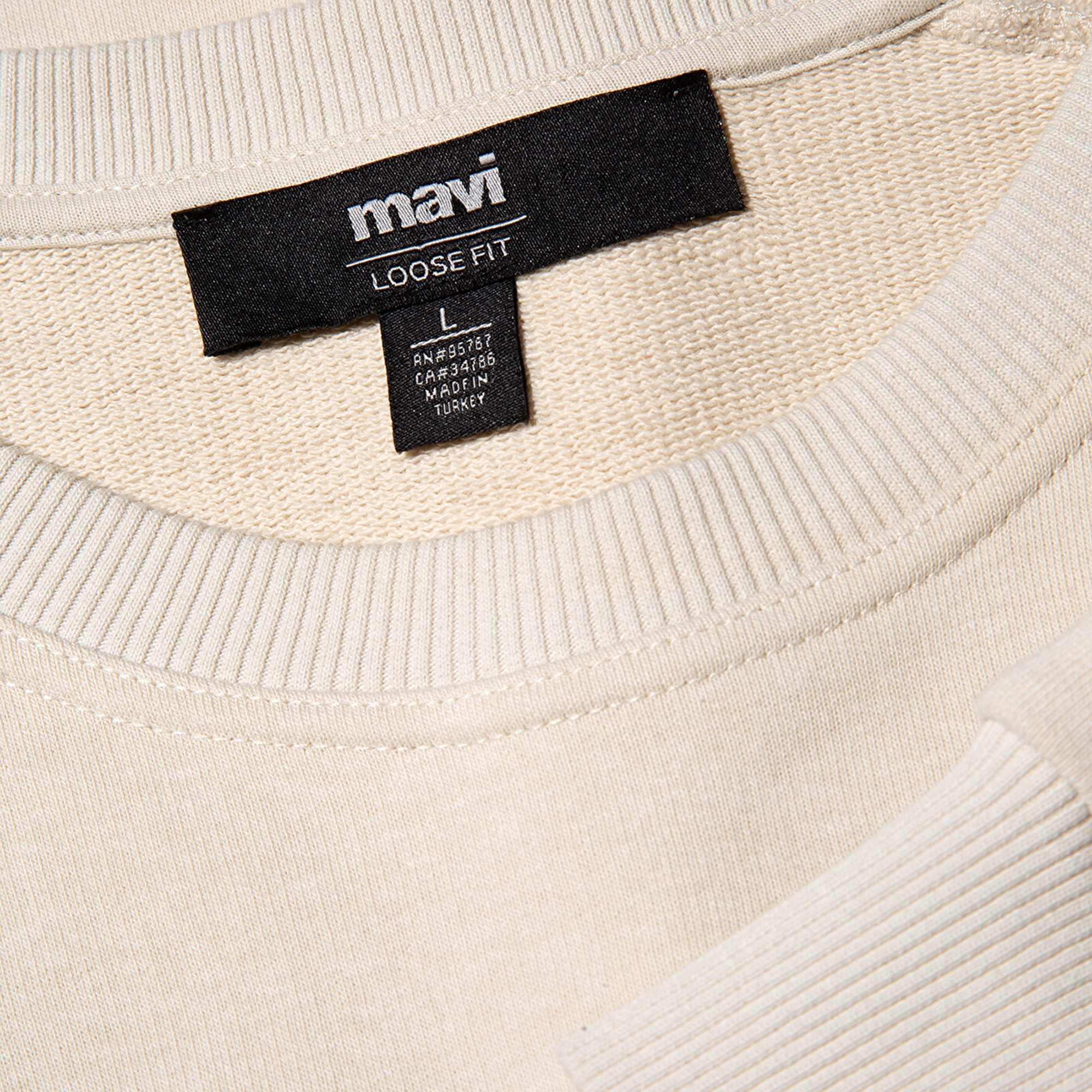 Mavi Bisiklet Yaka Bej Sweatshirt 0S10161-70322