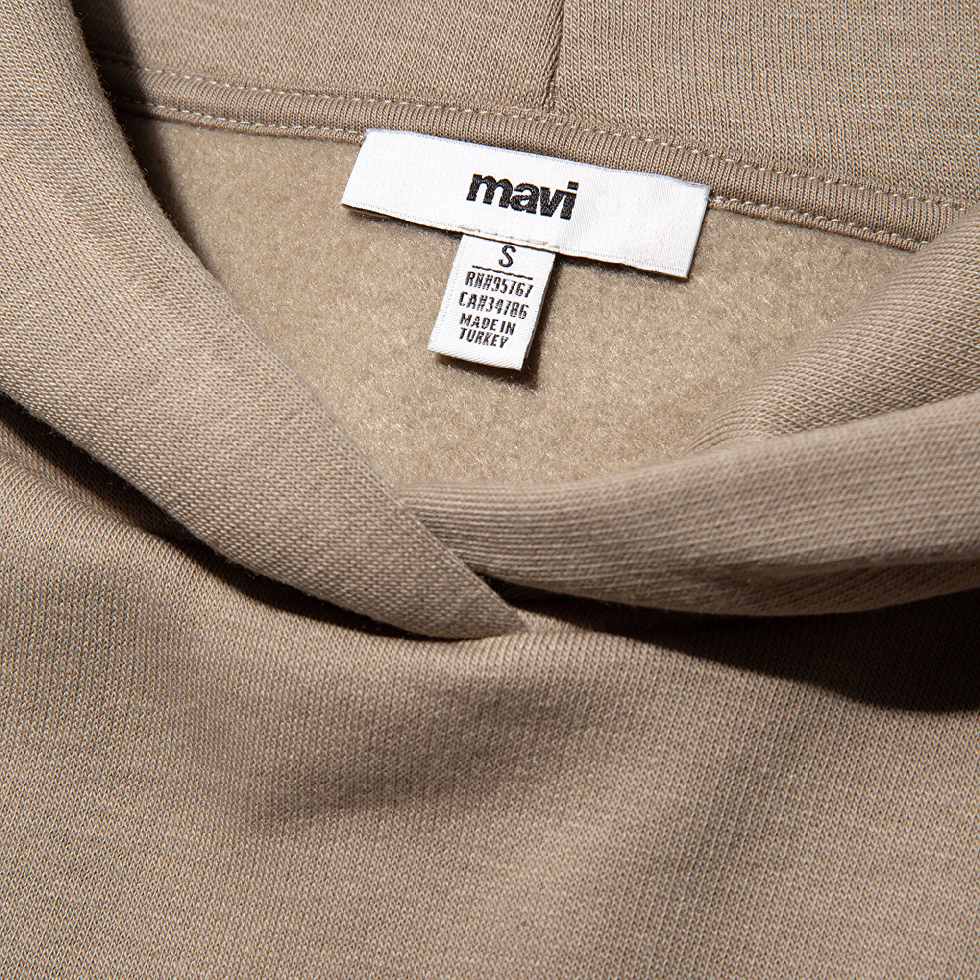 Mavi Kapüşonlu Kahverengi Sweatshirt 1S10191-80656