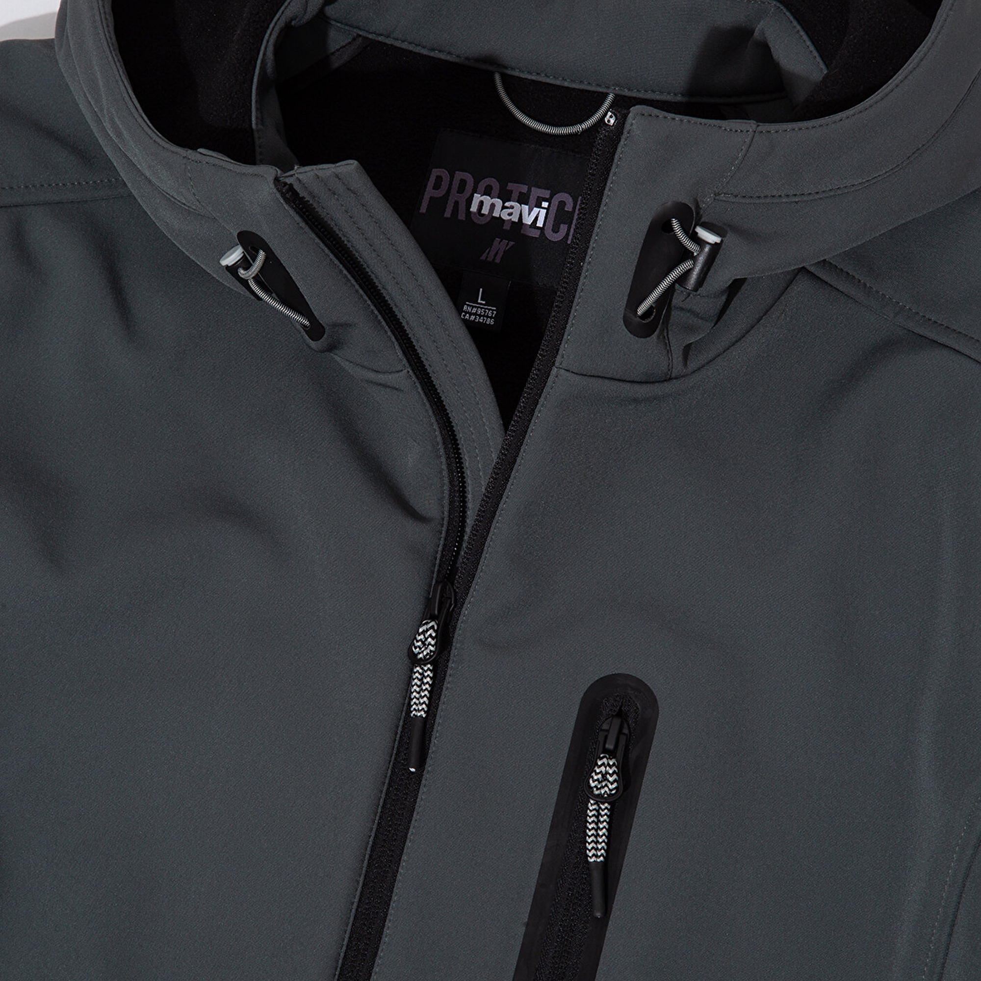 Mavi Kapüşonlu Yeşil Ceket Slim Fit / Dar Kesim 0110264-71598