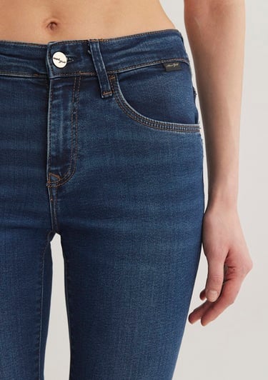  Mavi Mona Gold Klasik Vintage Koyu Mavi Jean Pantolon 1049787784