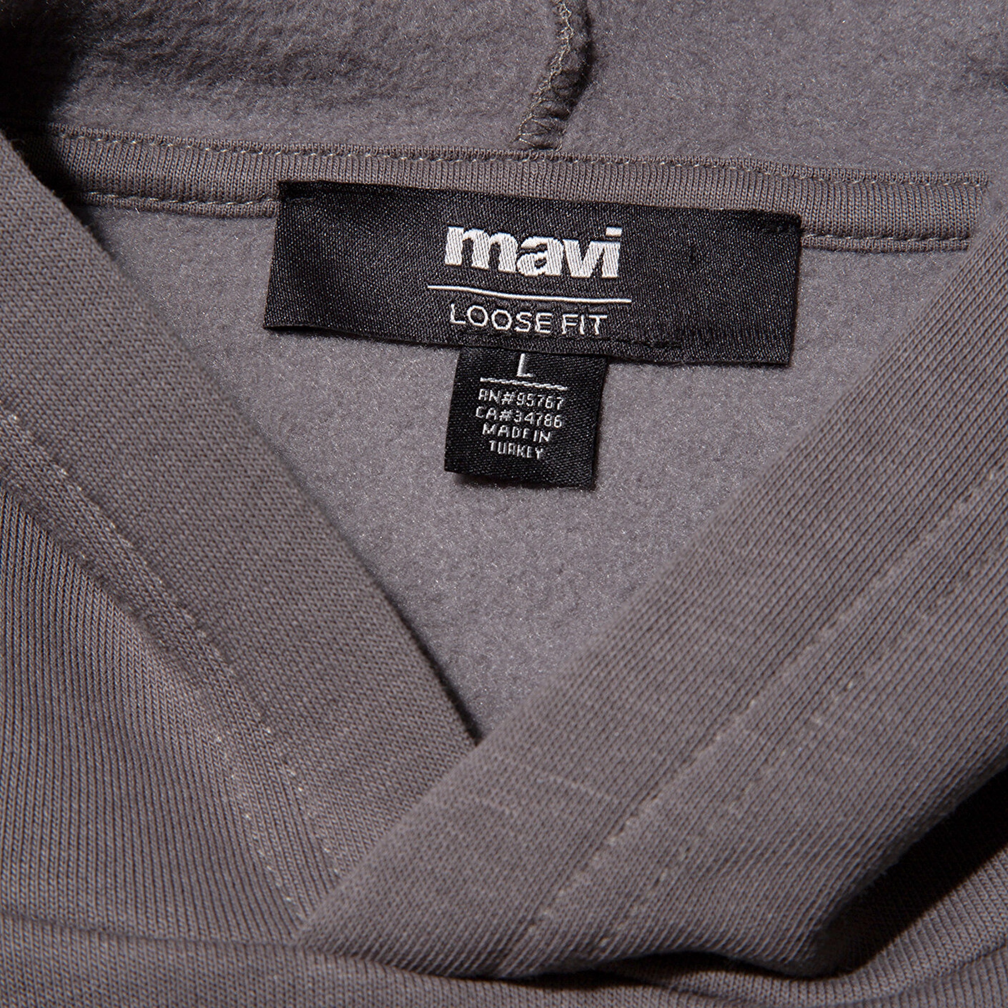 Mavi Kapüşonlu Antrasit Basic Sweatshirt 0S10275-70096