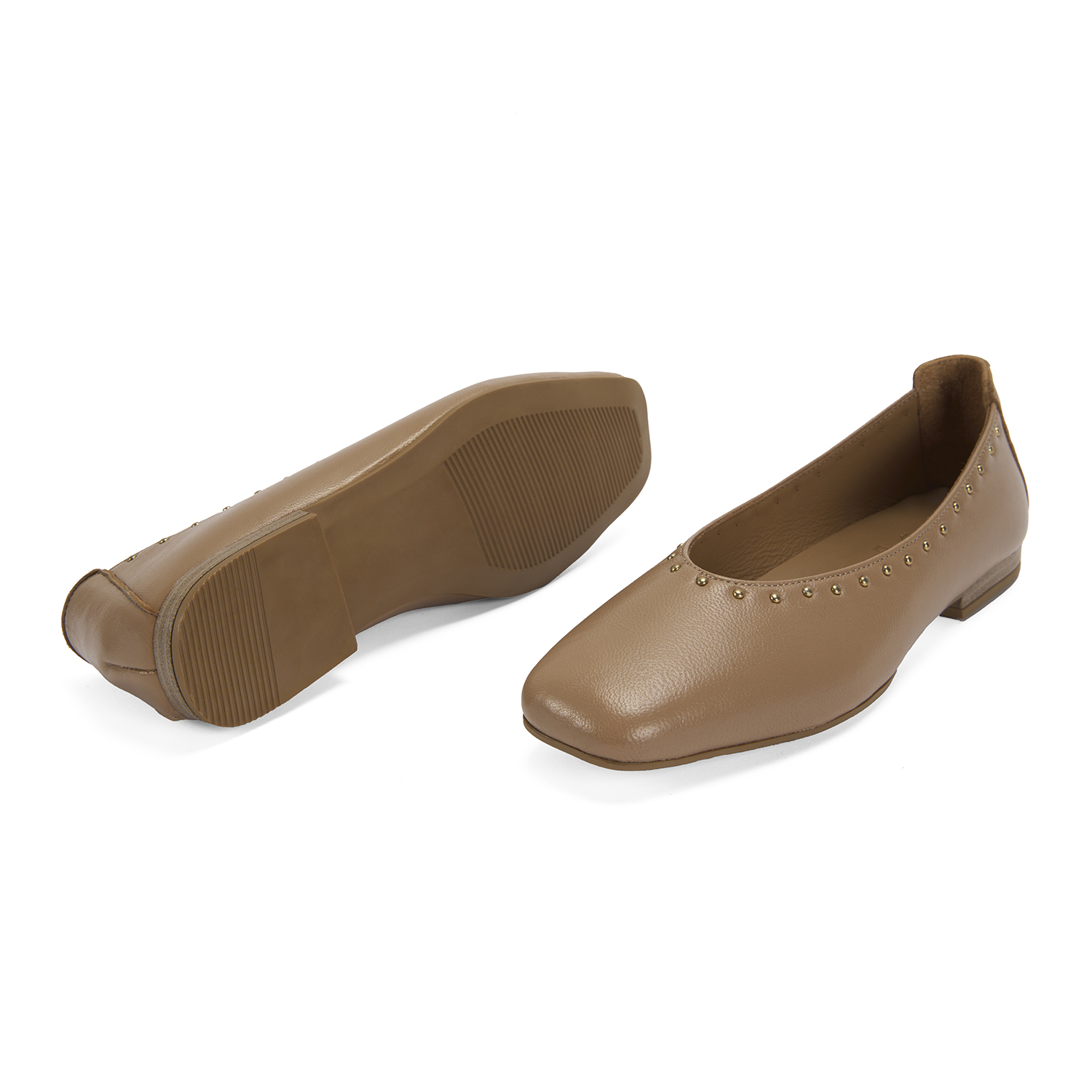 Kadın Kahve Deri Babet - Görsel 6