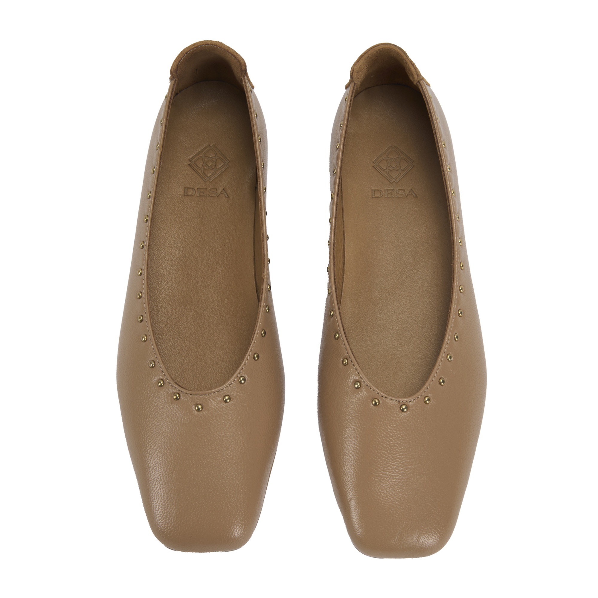 Kadın Kahve Deri Babet