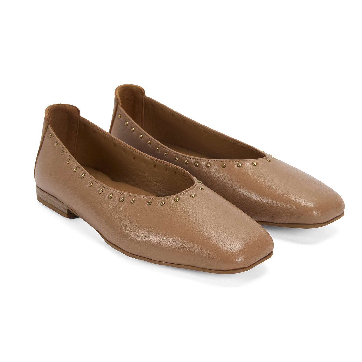 Kadın Kahve Deri Babet - Görsel 4